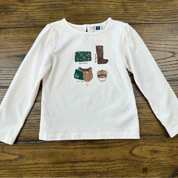 Janie and Jack Long Sleeved Countryside Ride Tee - Picture 1 of 3